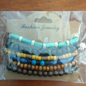 Fashion Jewelry Multicolor Beaded Bracelet Set